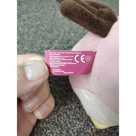 Angry Birds Stella Pink Bird 5" Plush 2014 Rovio Commonwealth (No Sound) - Picture 9 of 9